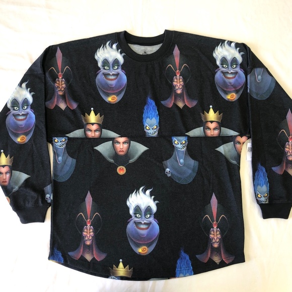 Disney Tops - 2022 Disney Parks Villains Up To No Good Spirit Jersey MEDIUM - NEW